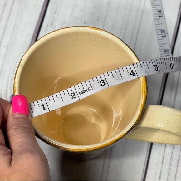 Set of 2 Arte Italica Vintage Grape Plum Design Tall Cups Mugs Made in Italy - Picture 3 of 10